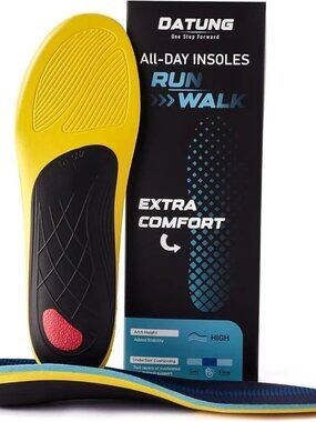 All-Purpose High Arch Support Insoles for Men, Size 11 - 11.5 Plantar Fasciitis